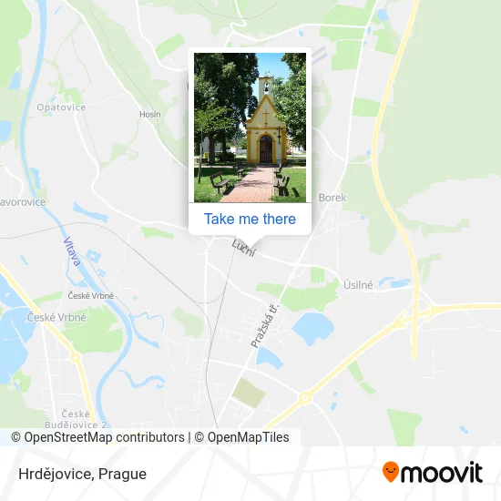 Карта Hrdějovice