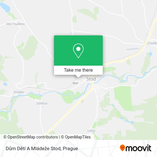 Dům Dětí A Mládeže Stod map
