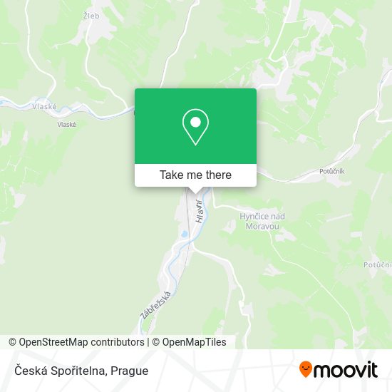 Česká Spořitelna map