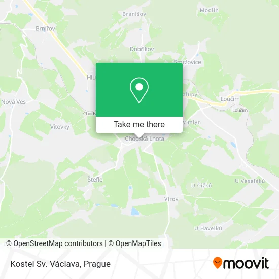 Карта Kostel Sv. Václava