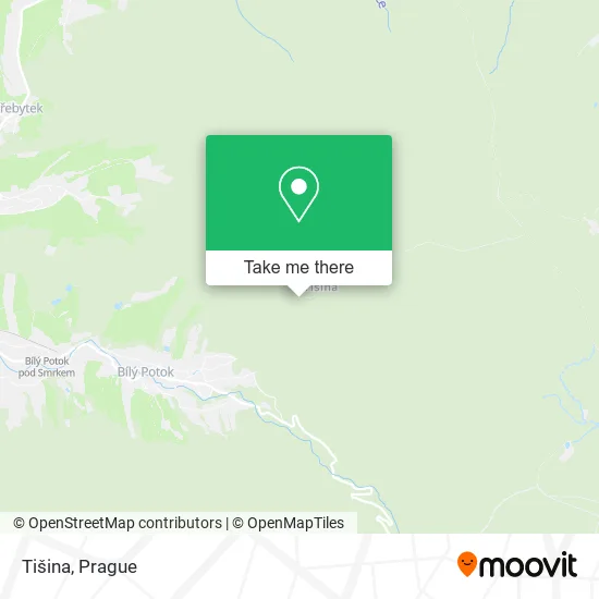Карта Tišina