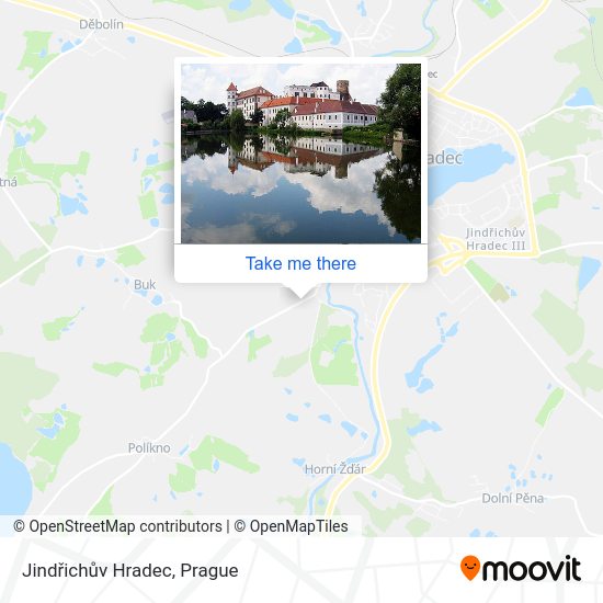 Jindřichův Hradec map