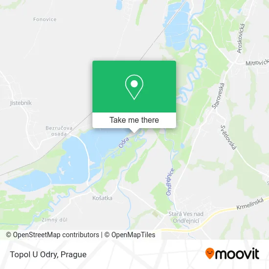 Карта Topol U Odry