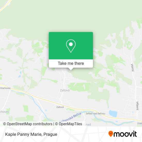 Карта Kaple Panny Marie