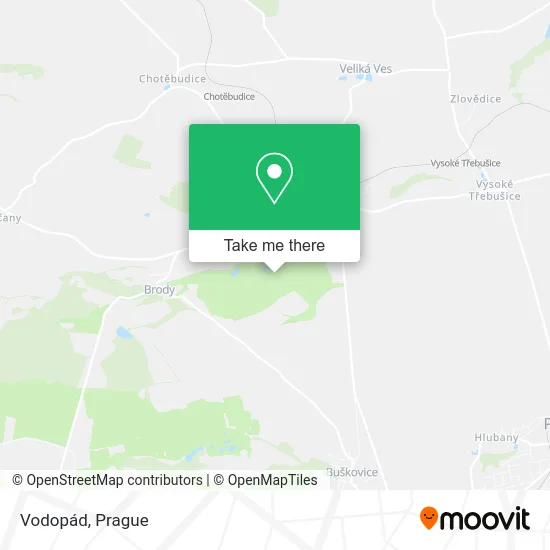 Карта Vodopád
