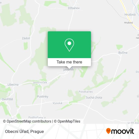 Obecní Úřad map