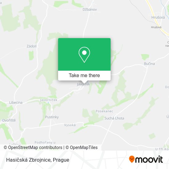 Hasičská Zbrojnice map