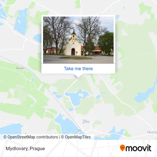 Карта Mydlovary