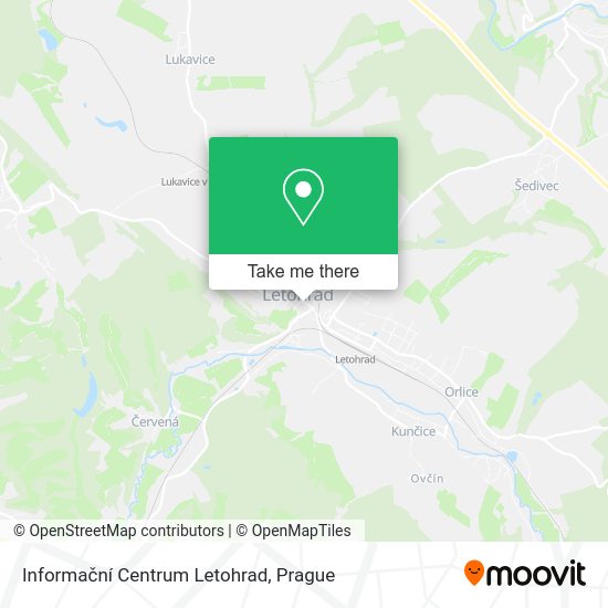 Informační Centrum Letohrad map