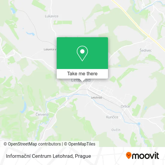 Карта Informační Centrum Letohrad