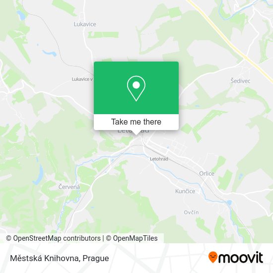 Městská Knihovna map