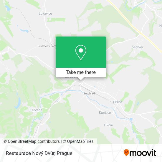 Restaurace Nový Dvůr map