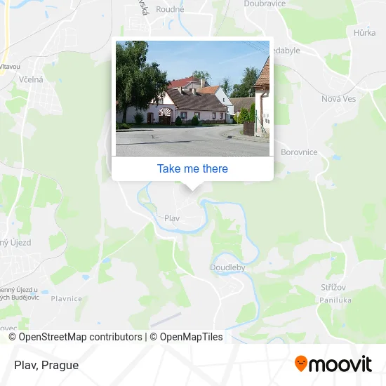 Карта Plav