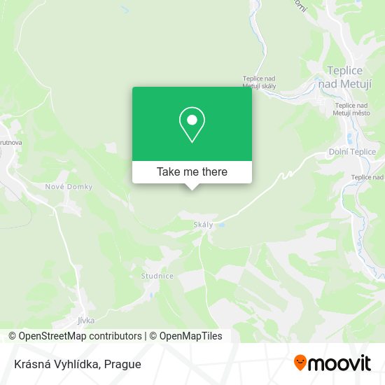 Карта Krásná Vyhlídka