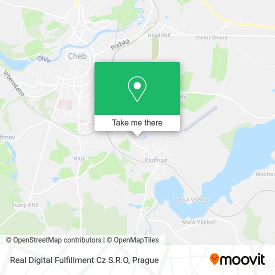 Карта Real Digital Fulfillment Cz S.R.O