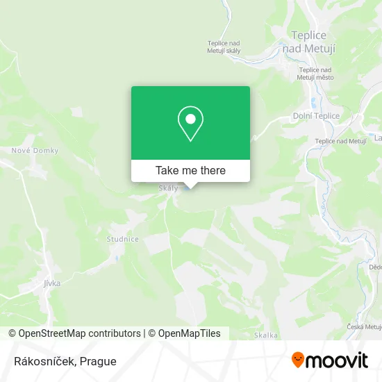 Карта Rákosníček