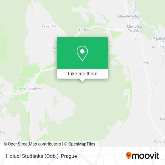Holubí Studánka (Odb.) map