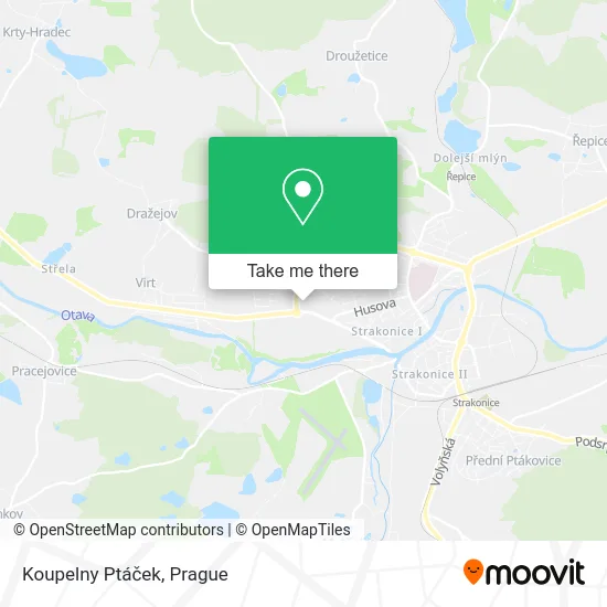 Карта Koupelny Ptáček