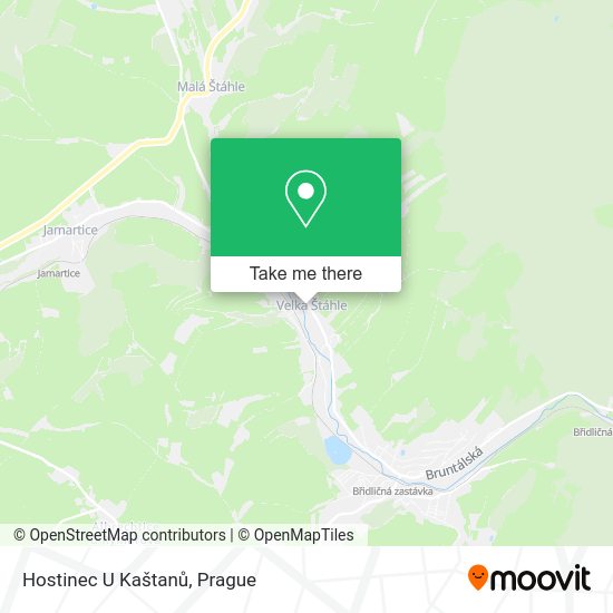 Hostinec U Kaštanů map