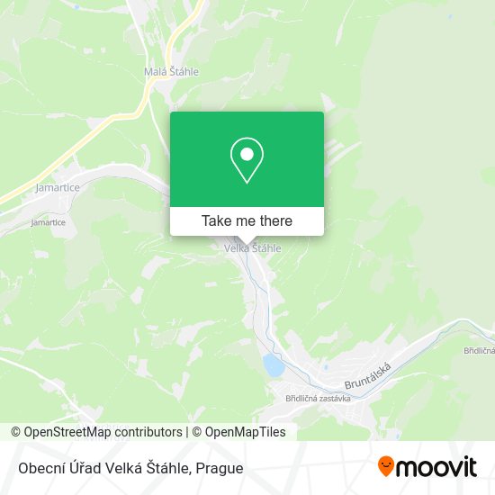 Obecní Úřad Velká Štáhle map