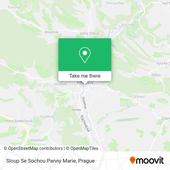 Карта Sloup Se Sochou Panny Marie