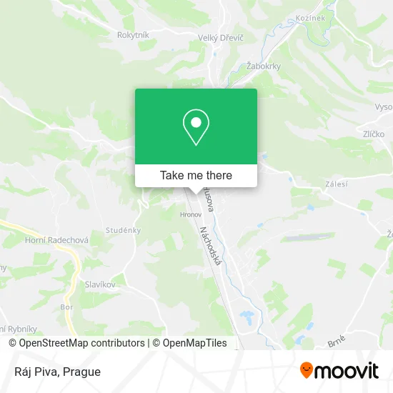 Карта Ráj Piva