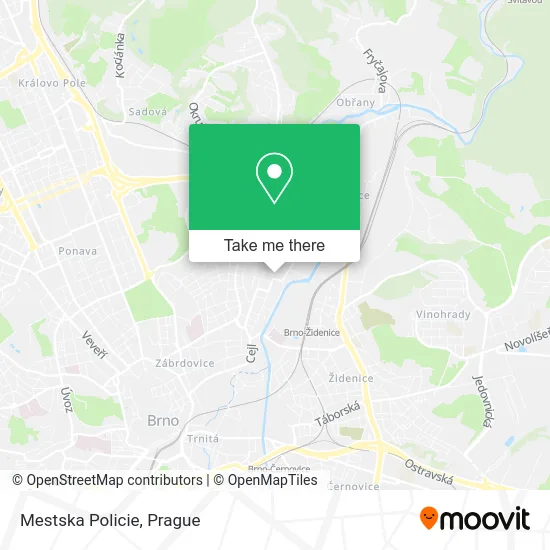 Карта Mestska Policie