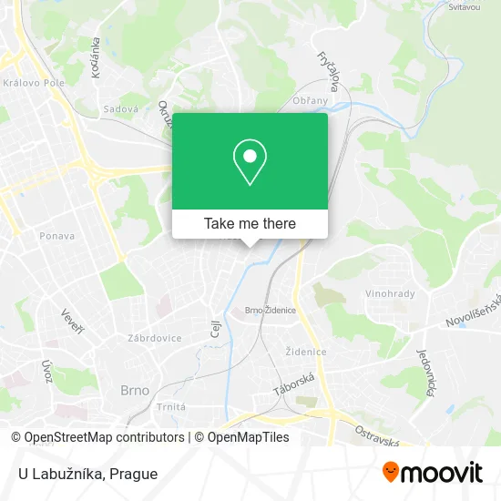 Карта U Labužníka