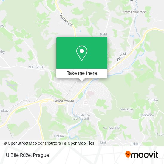U Bílé Růže map