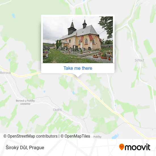 Карта Široký Důl