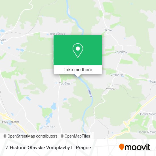Z Historie Otavské Voroplavby I. map
