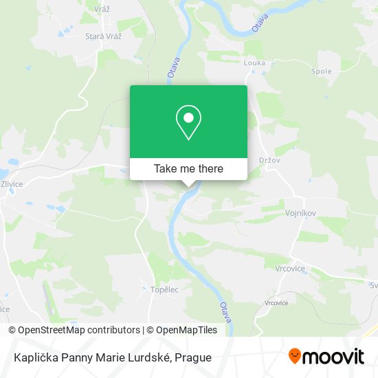 Kaplička Panny Marie Lurdské map