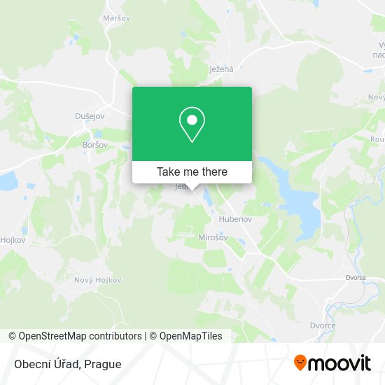 Obecní Úřad map