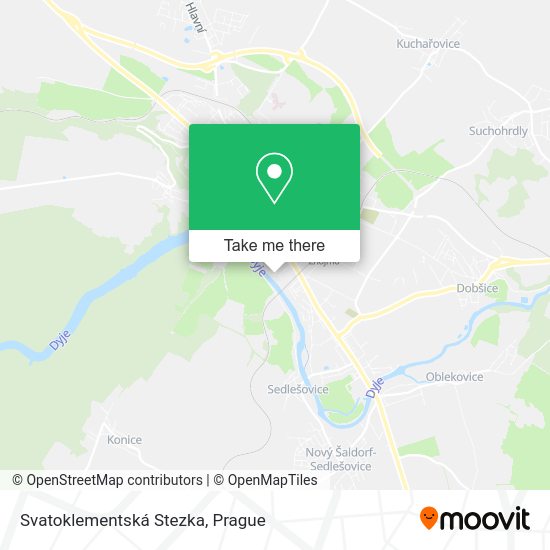 Svatoklementská Stezka map