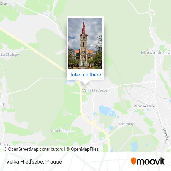 Карта Velká Hleďsebe
