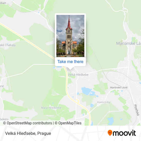 Карта Velká Hleďsebe