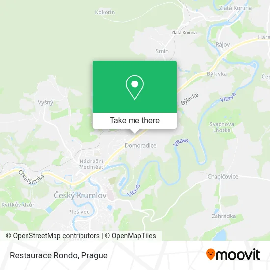 Карта Restaurace Rondo