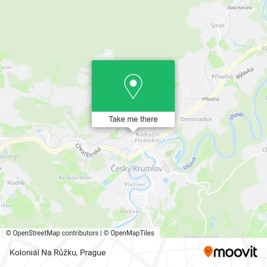 Карта Koloniál Na Růžku