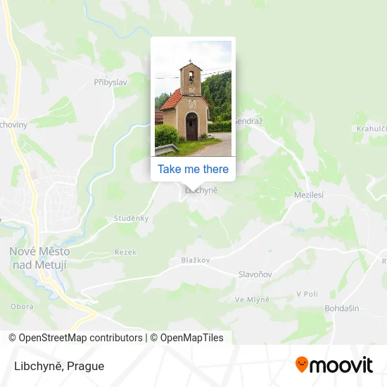 Карта Libchyně