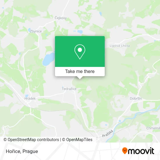 Карта Hořice