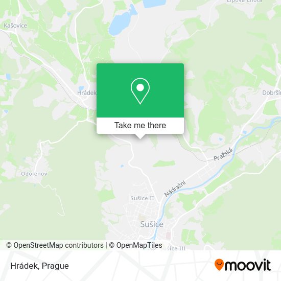 Карта Hrádek