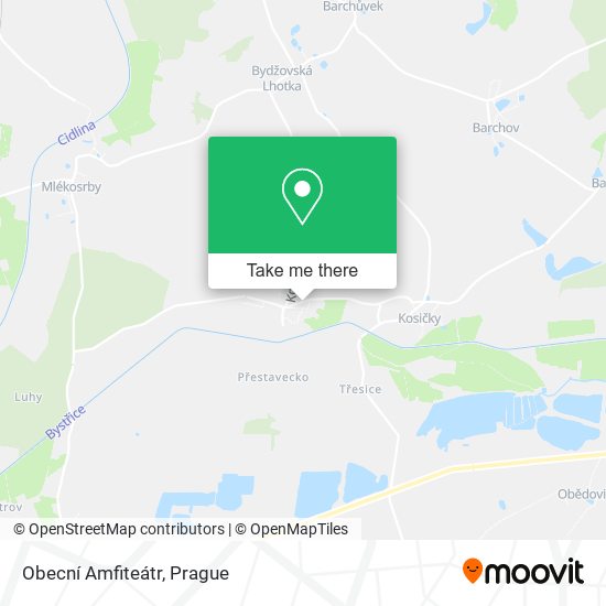 Obecní Amfiteátr map