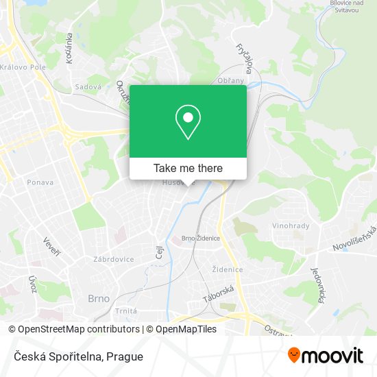 Česká Spořitelna map