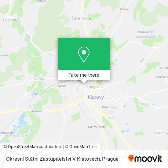 Okresní Státní Zastupitelství V Klatovech map