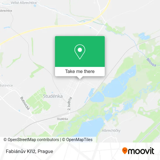 Fabiánův Kříž map