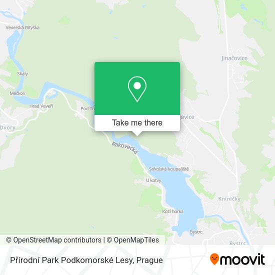Přírodní Park Podkomorské Lesy map