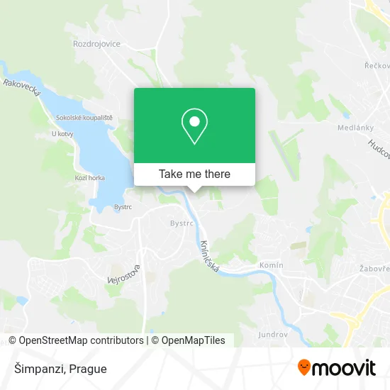 Карта Šimpanzi