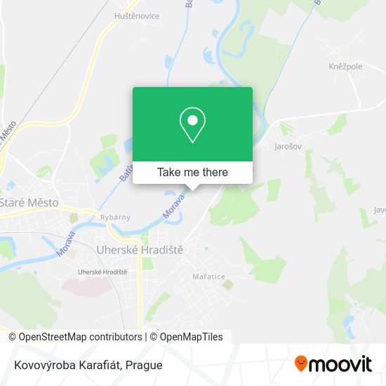 Kovovýroba Karafiát map