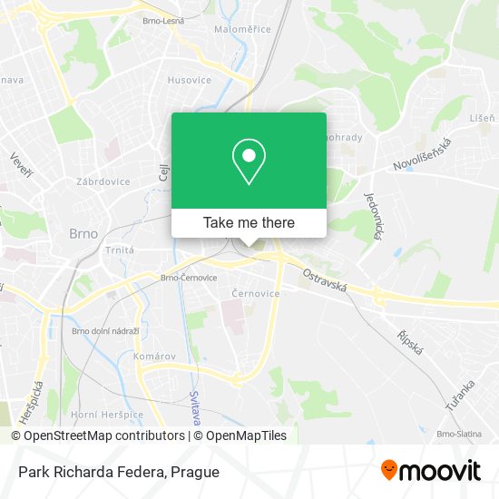 Park Richarda Federa map