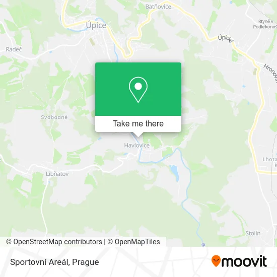 Карта Sportovní Areál